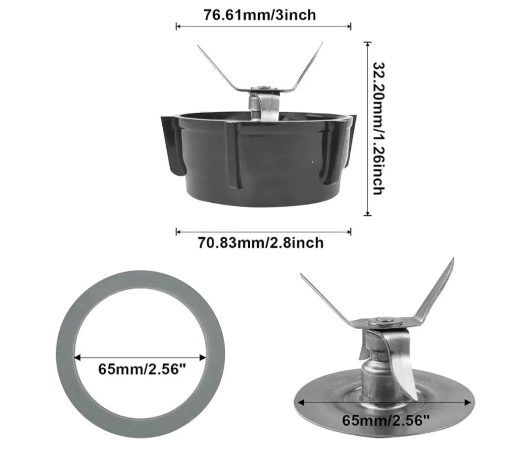 Accessoire de mixeur compatible avec les lames de mixeur Osterizer #0187#