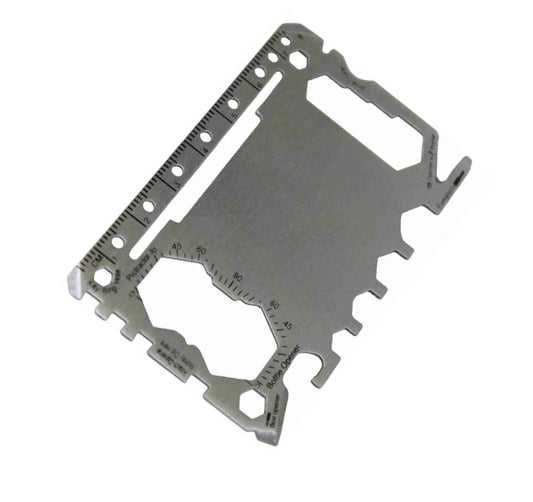 Carte multifonction 46 en 1 en acier inoxydable #0183#