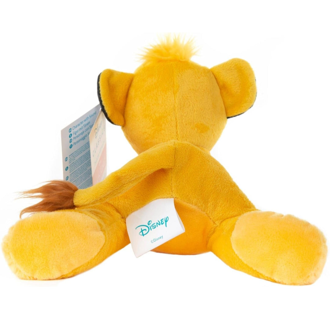 Peluche Disney Classics Simba – Le Roi Lion –
Peluche sonore (son non fonctionnel) – neuf
