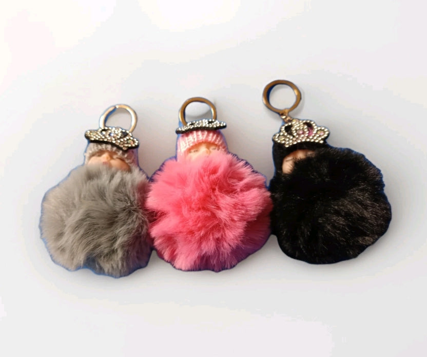 Lot 3 Porte Clés Bébé fourrure #0181#