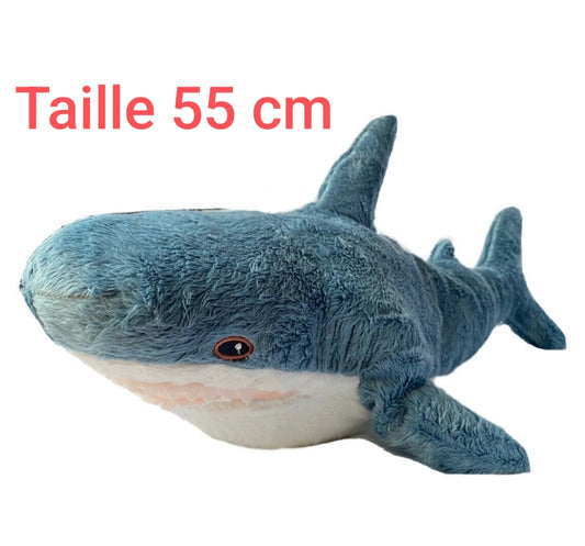 Peluche Requin 55 cm – Douce et Moelleuse
