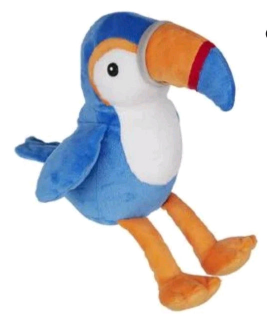 Peluche Toucan Bleu – Douce, Colorée et Adorable